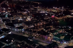 Auckland Harbor and Bridge at Night